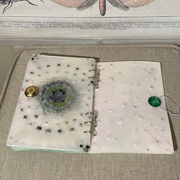 Green Goddess Handmade Notebook with Recycled Paper - Picture 8 of 9